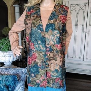 Vintage Floral vest